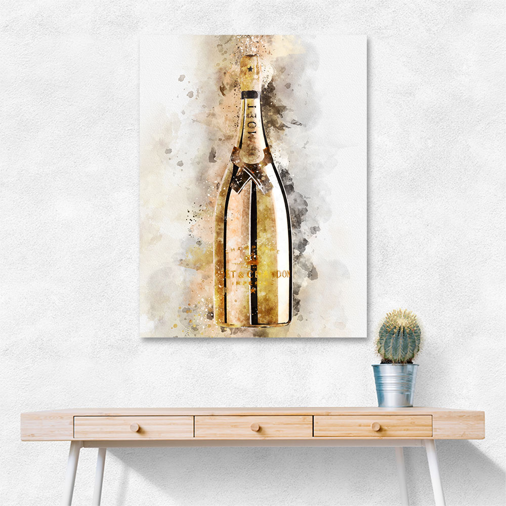 Moet & Chandon Golden Edition Champagne Art Print