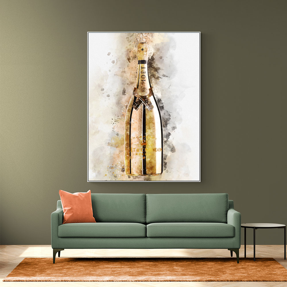 Moet & Chandon Golden Edition Champagne Art Print