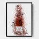 Tattinger Rose Champagne Abstract Splash