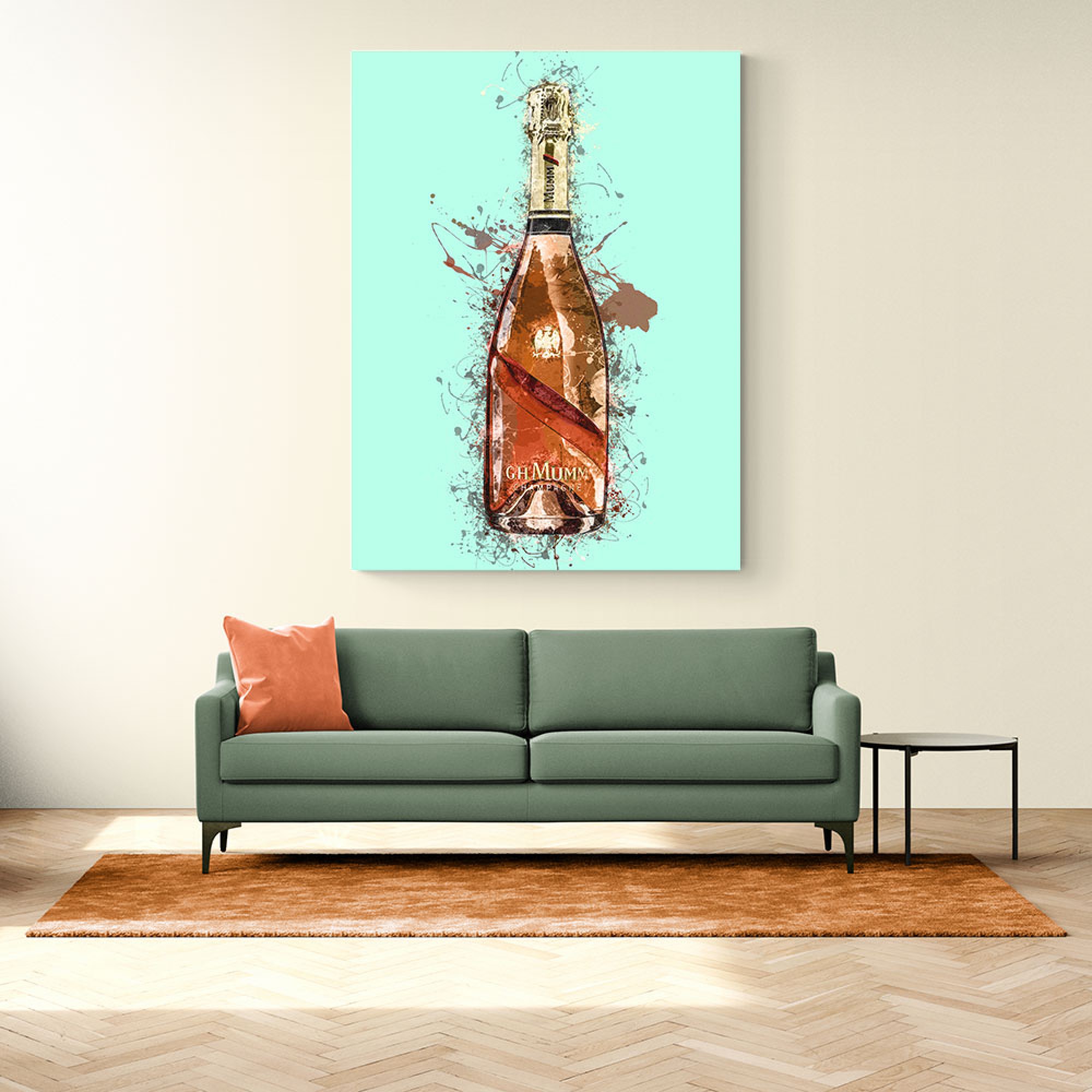 Mumm Champagne Wall Art