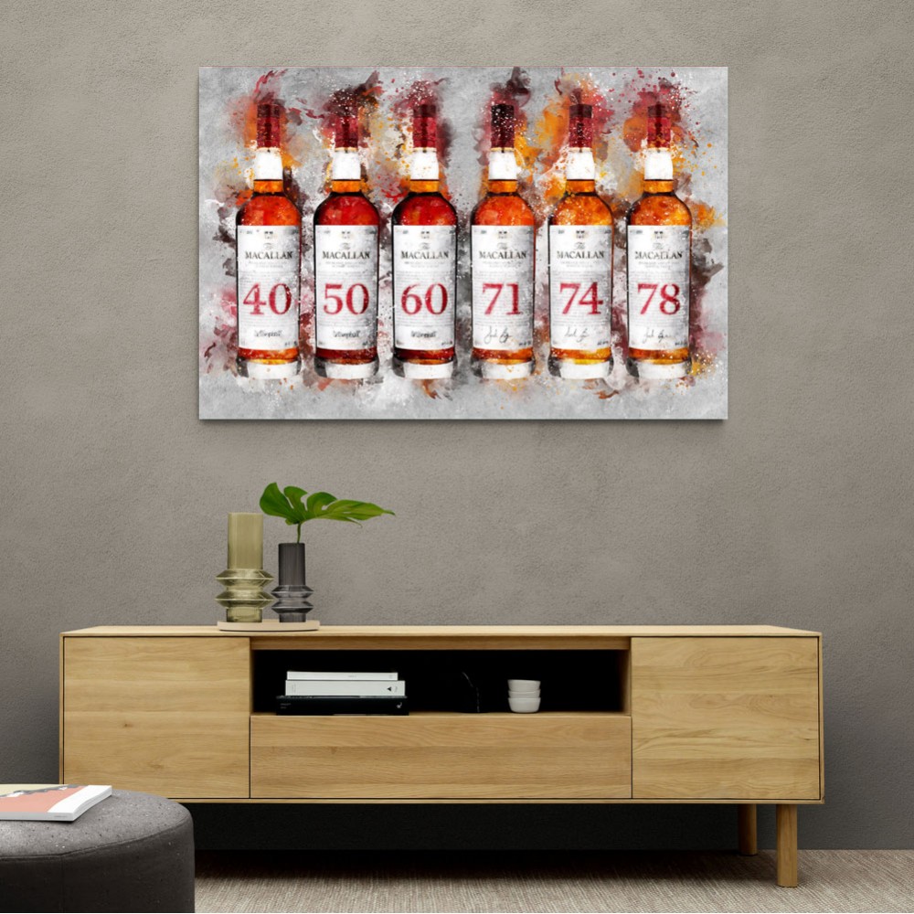 Macallan Red Collection Watercolor