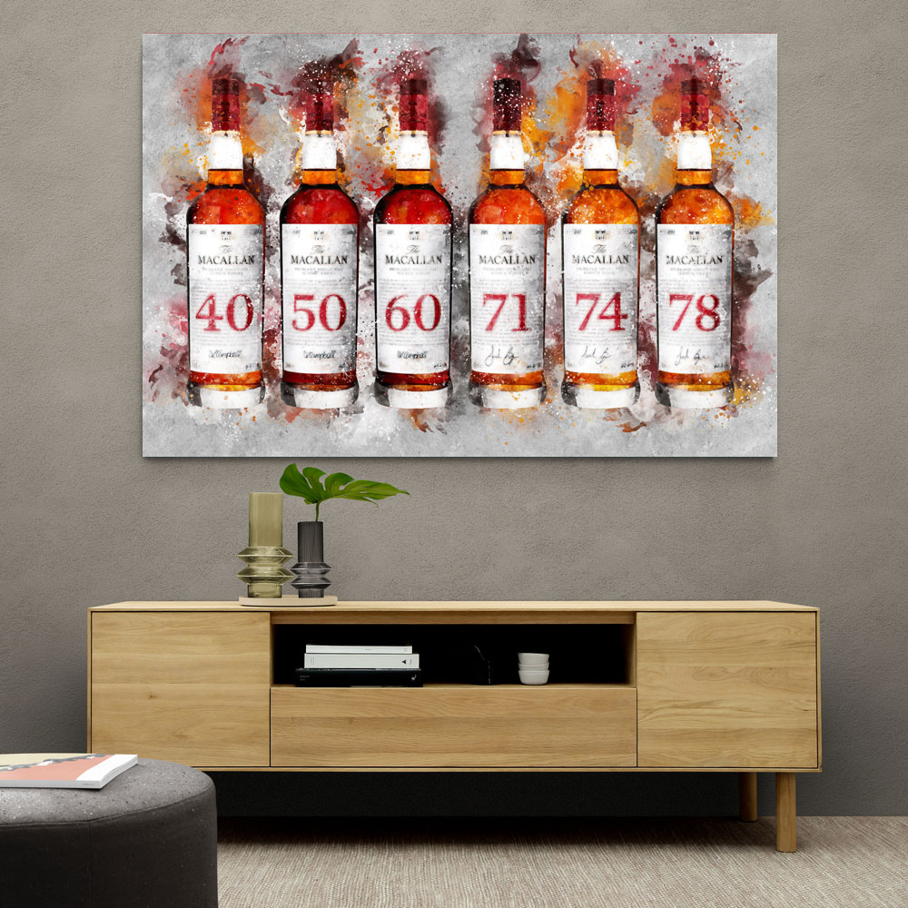 Macallan Red Collection Watercolor