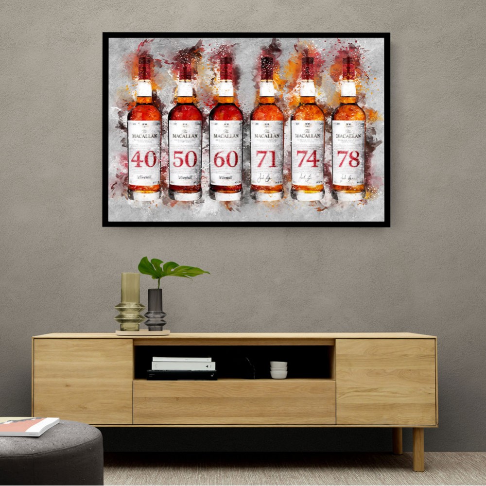 Macallan Red Collection Watercolor