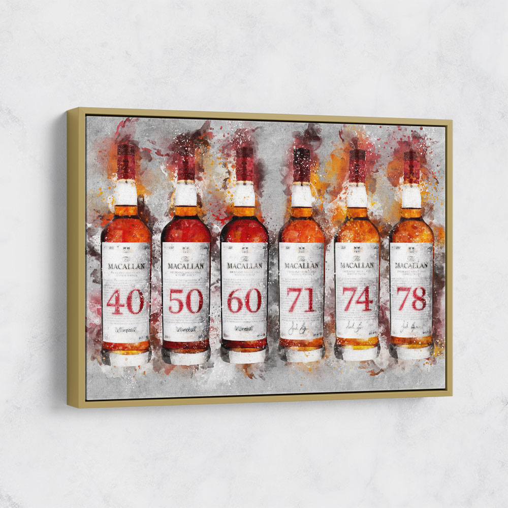 Macallan Red Collection Watercolor