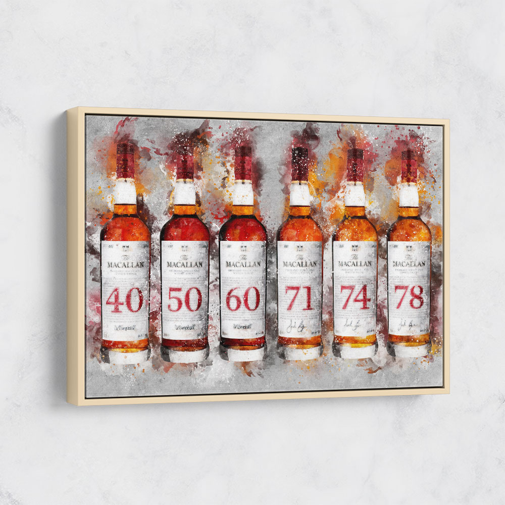 Macallan Red Collection Watercolor