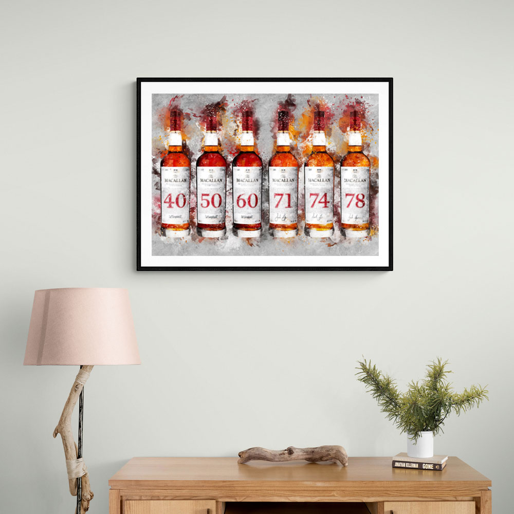 Macallan Red Collection Watercolor