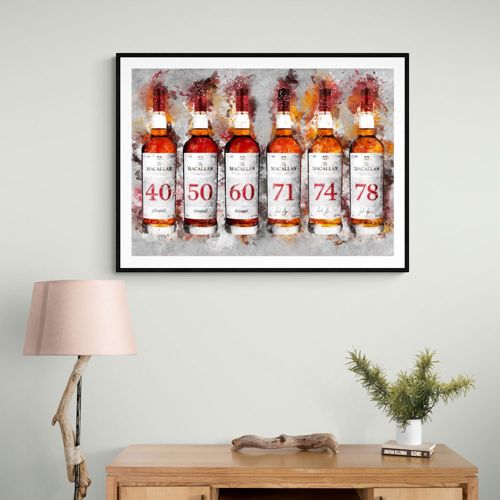 Macallan Red Collection Watercolor