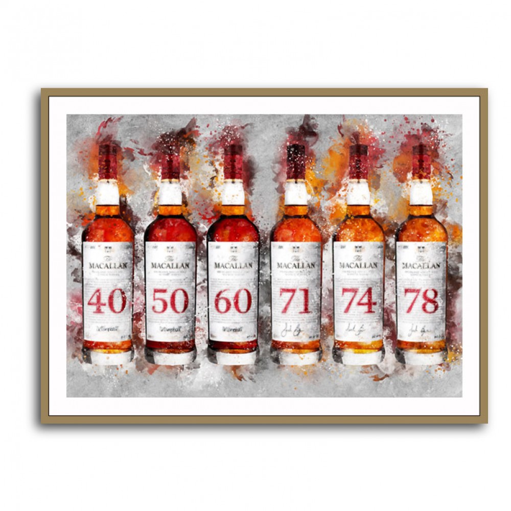 Macallan Red Collection Watercolor