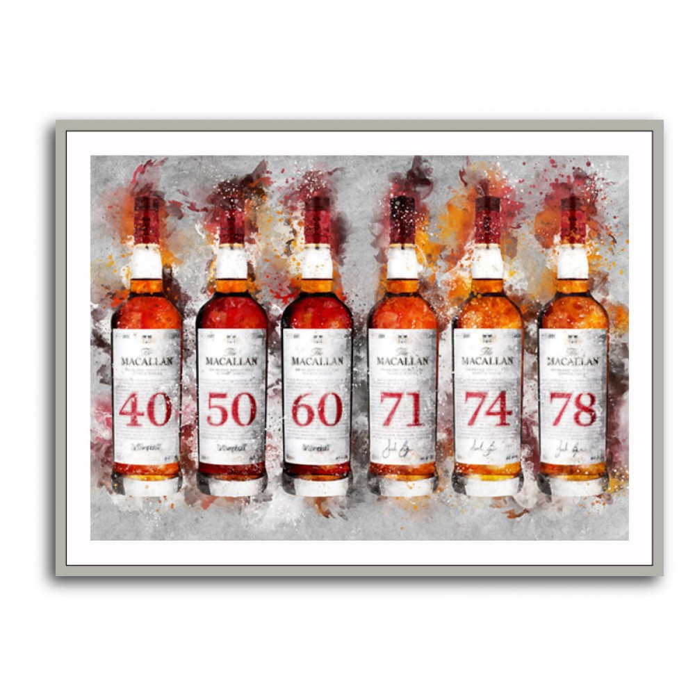 Macallan Red Collection Watercolor