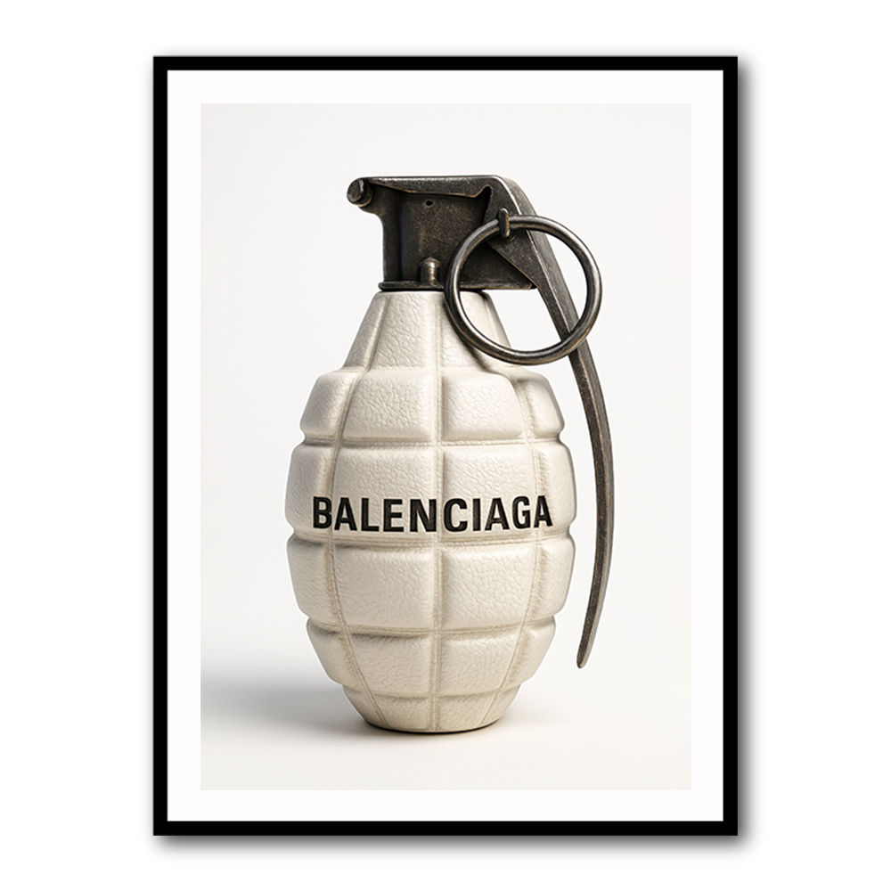 Balenciaga Fashion Inspired Grenade 1 Wall Art   