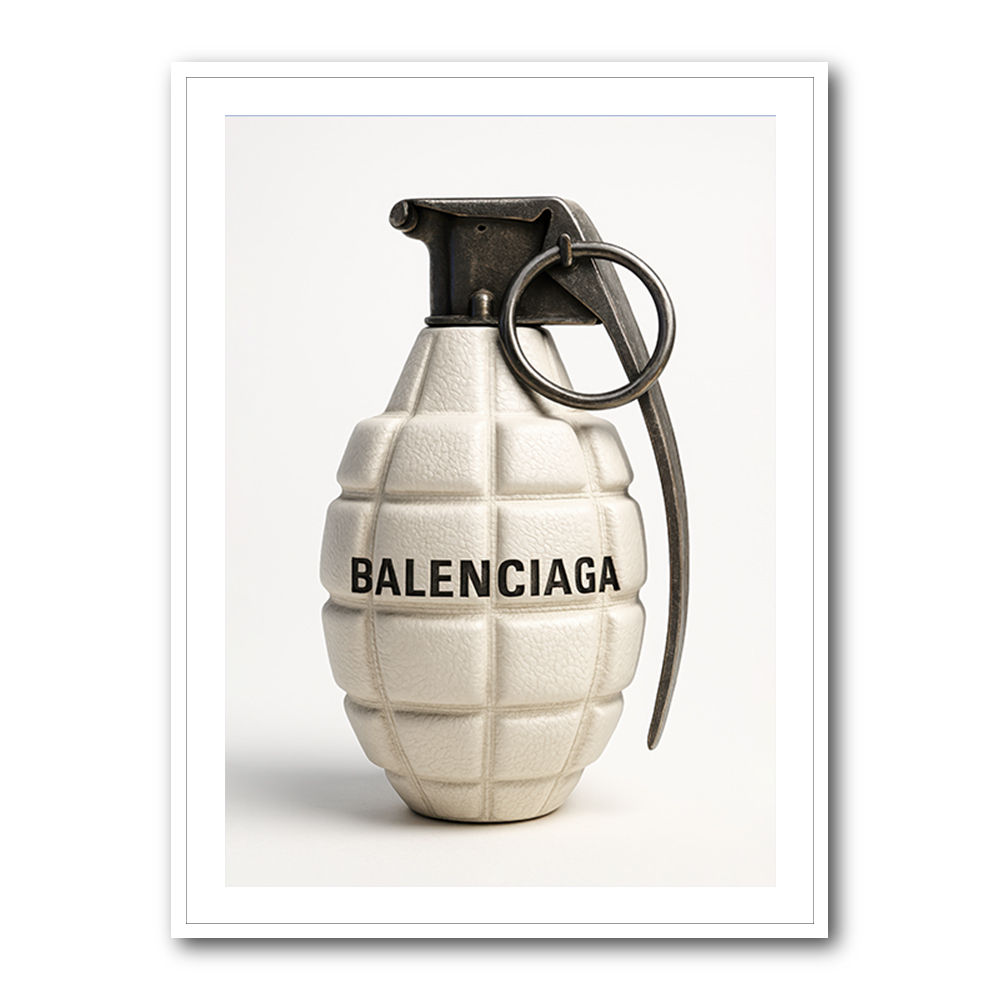 Balenciaga Fashion Inspired Grenade 1 Wall Art   