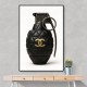 Chanel Fashion Inspired Grenade 3 Wall Art       