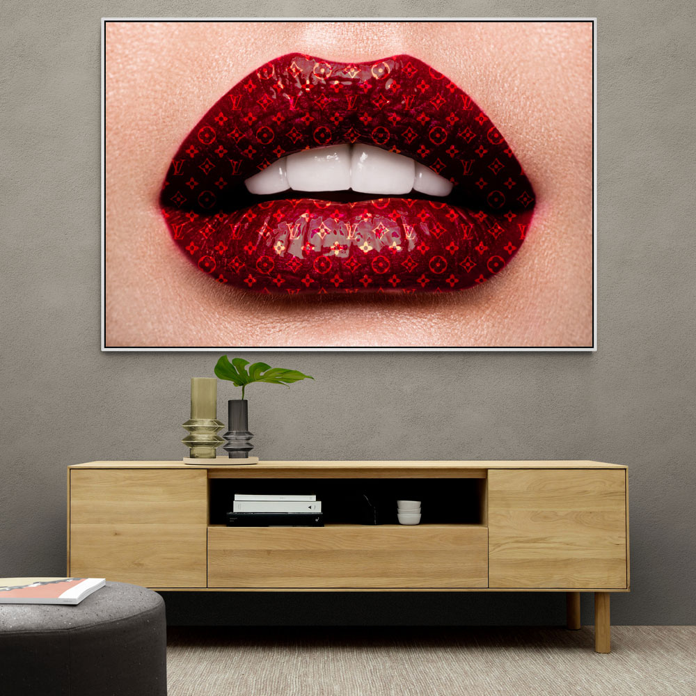 Louis Vuitton Lips ~ Red - Contemporary, Sculpture