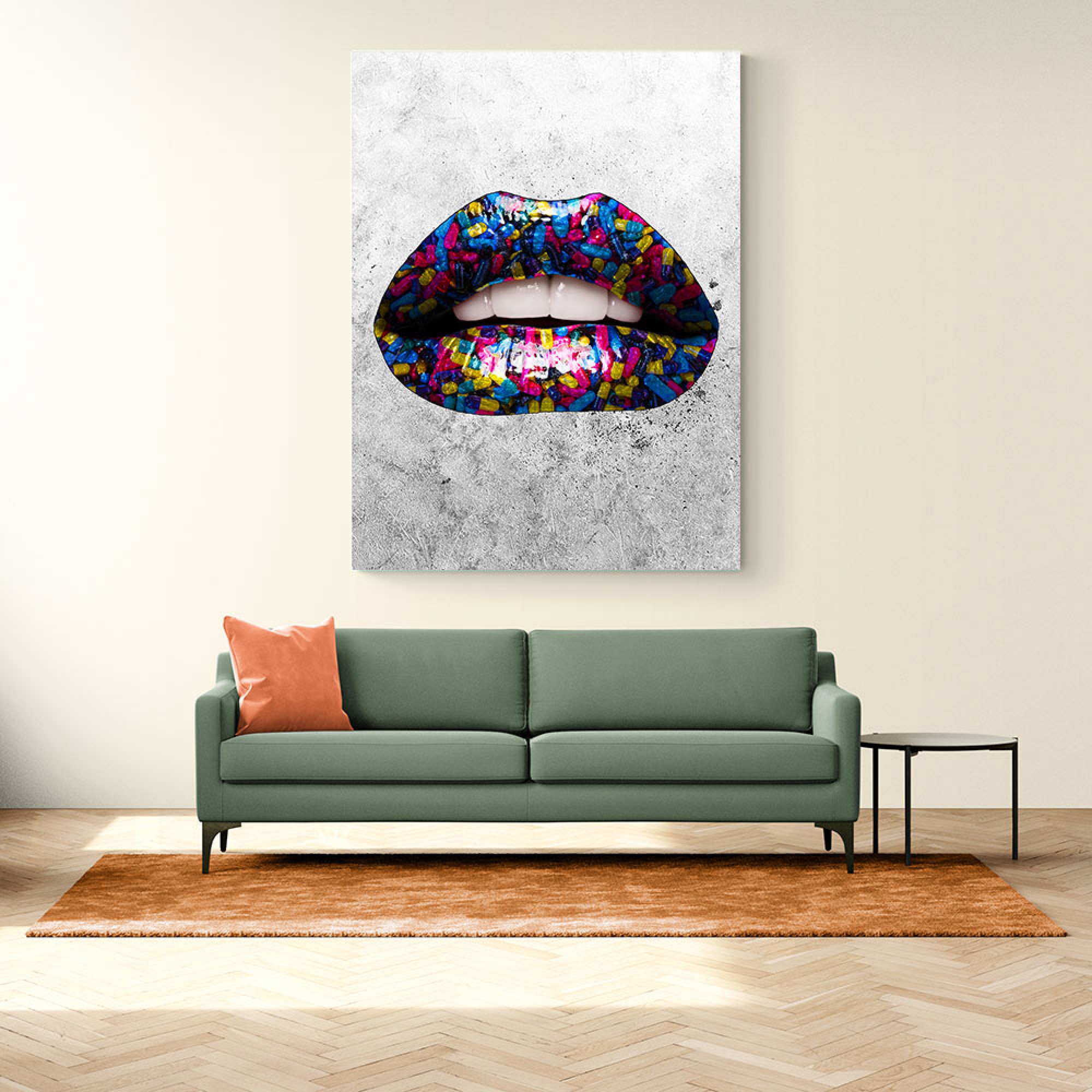 Pill Lips 2 Wall Art