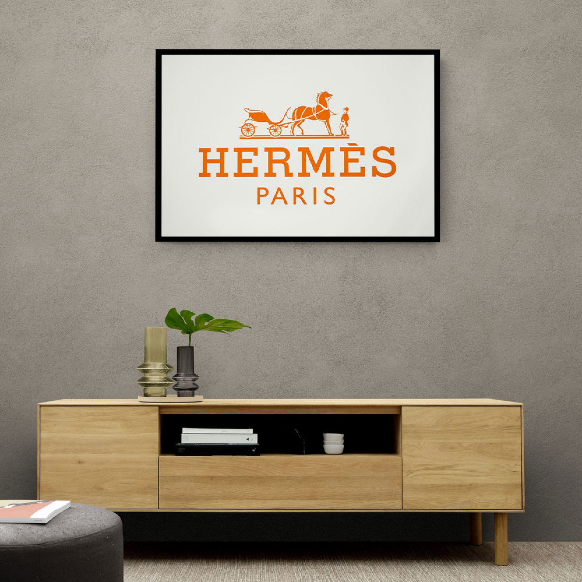 Hermes Sign Wall Art