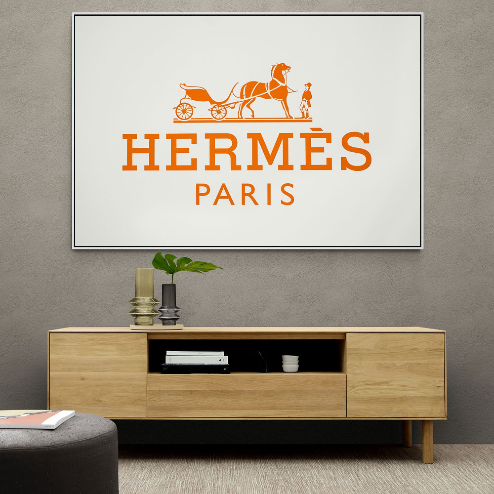 Hermes Sign Wall Art