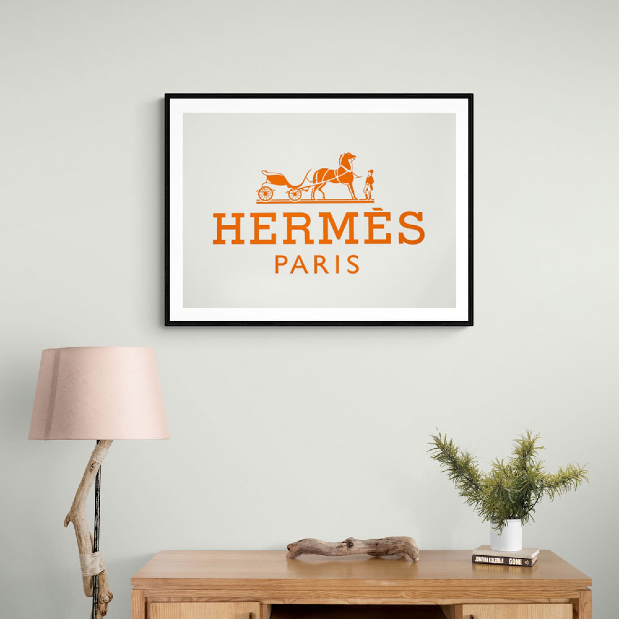 Hermes Sign Wall Art