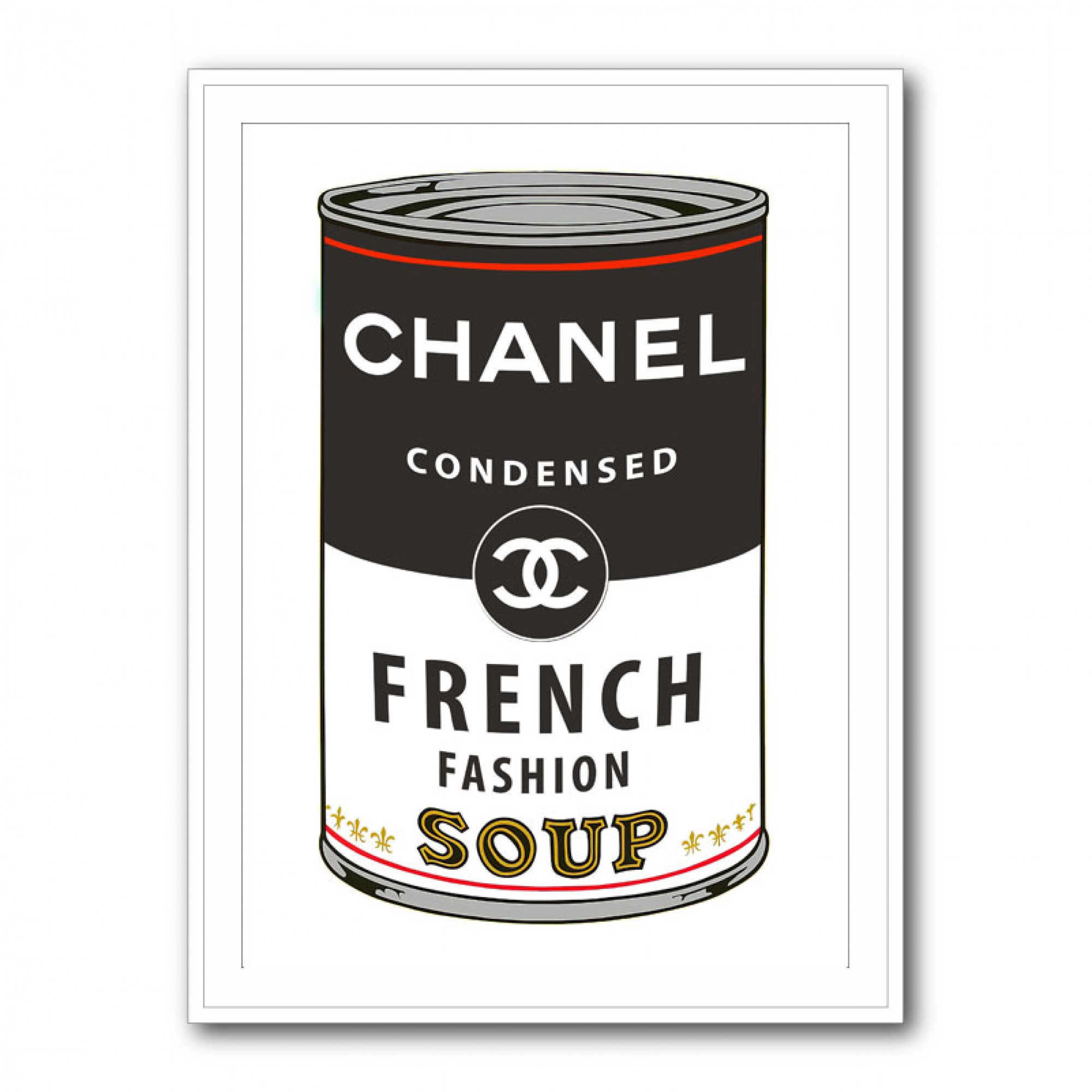 Chanel Soup Wall Art