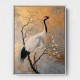 Japanese Crane 3 Japandi Style Wall Art