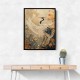 Japanese Crane 4 Japandi Style Wall Art