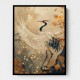 Japanese Crane 4 Japandi Style Wall Art