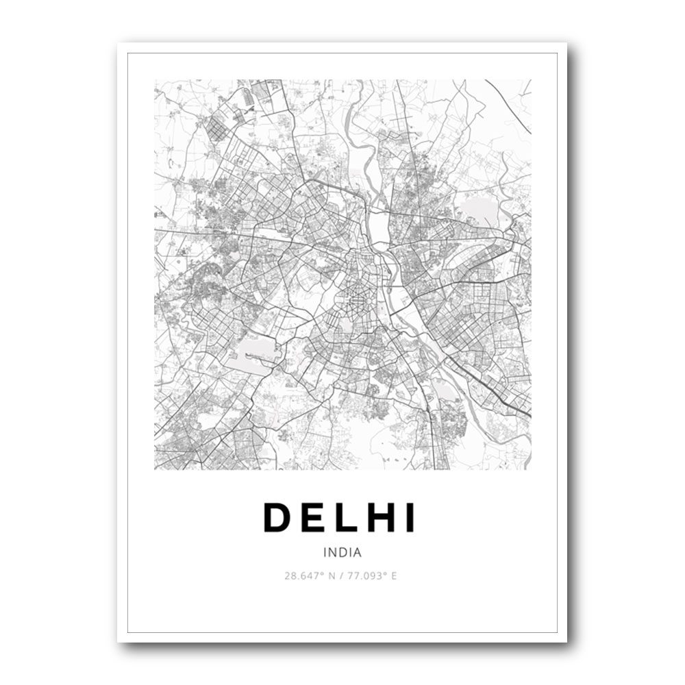 Delhi City Map