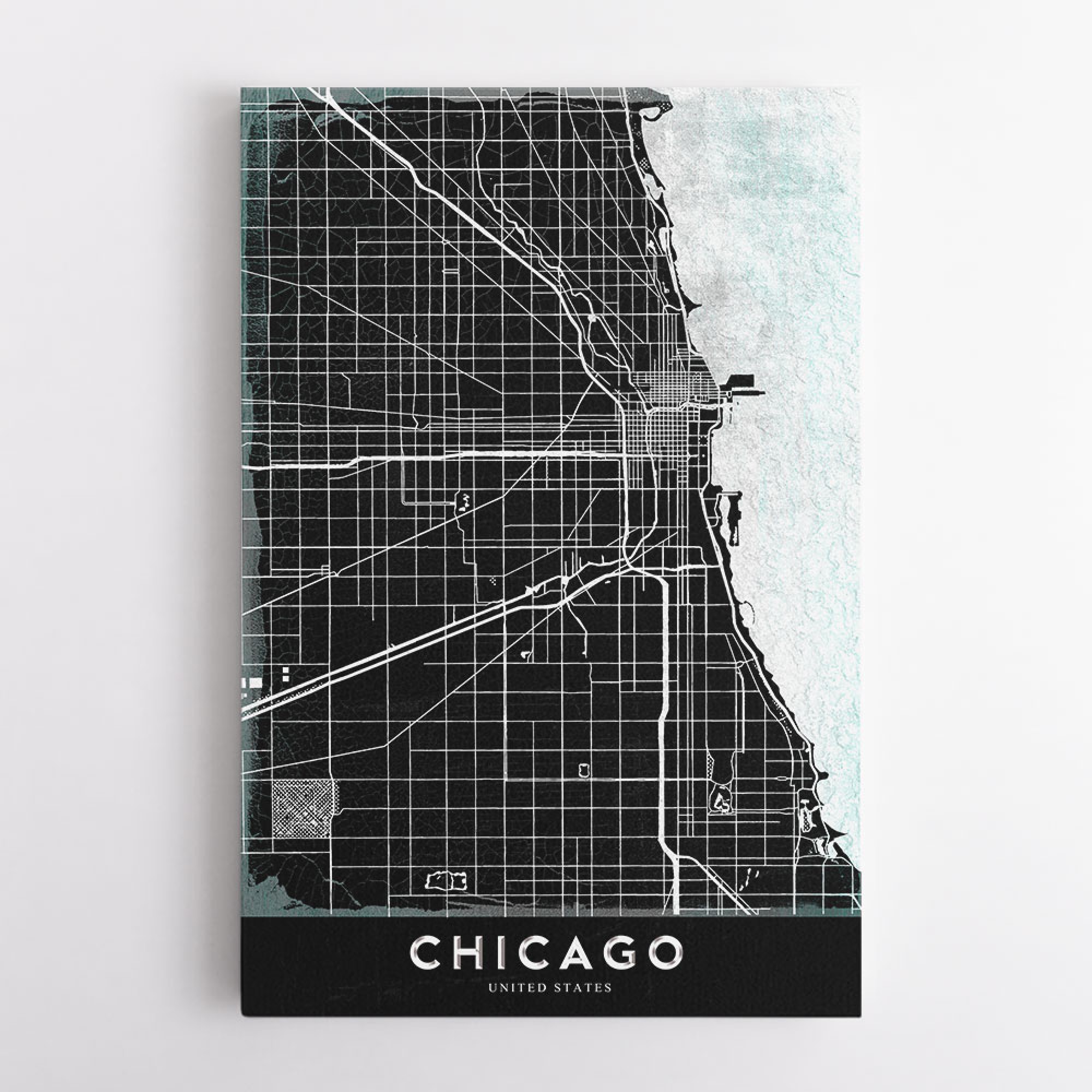 Chicago Map Wall Art