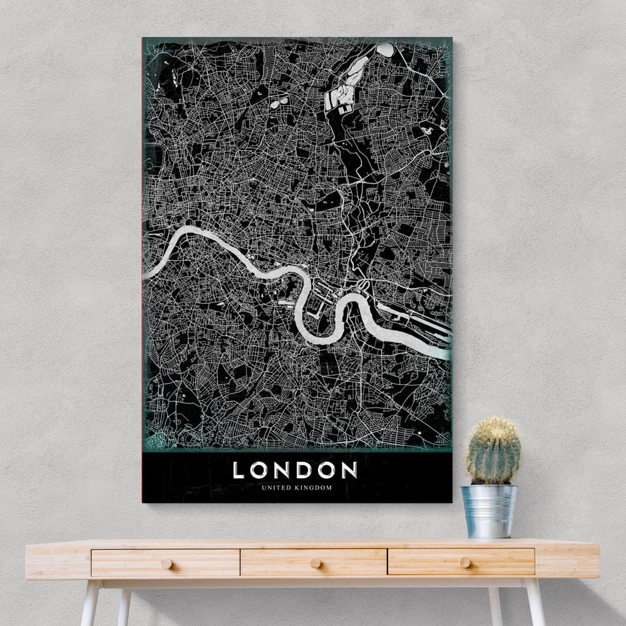 London Map Wall Art