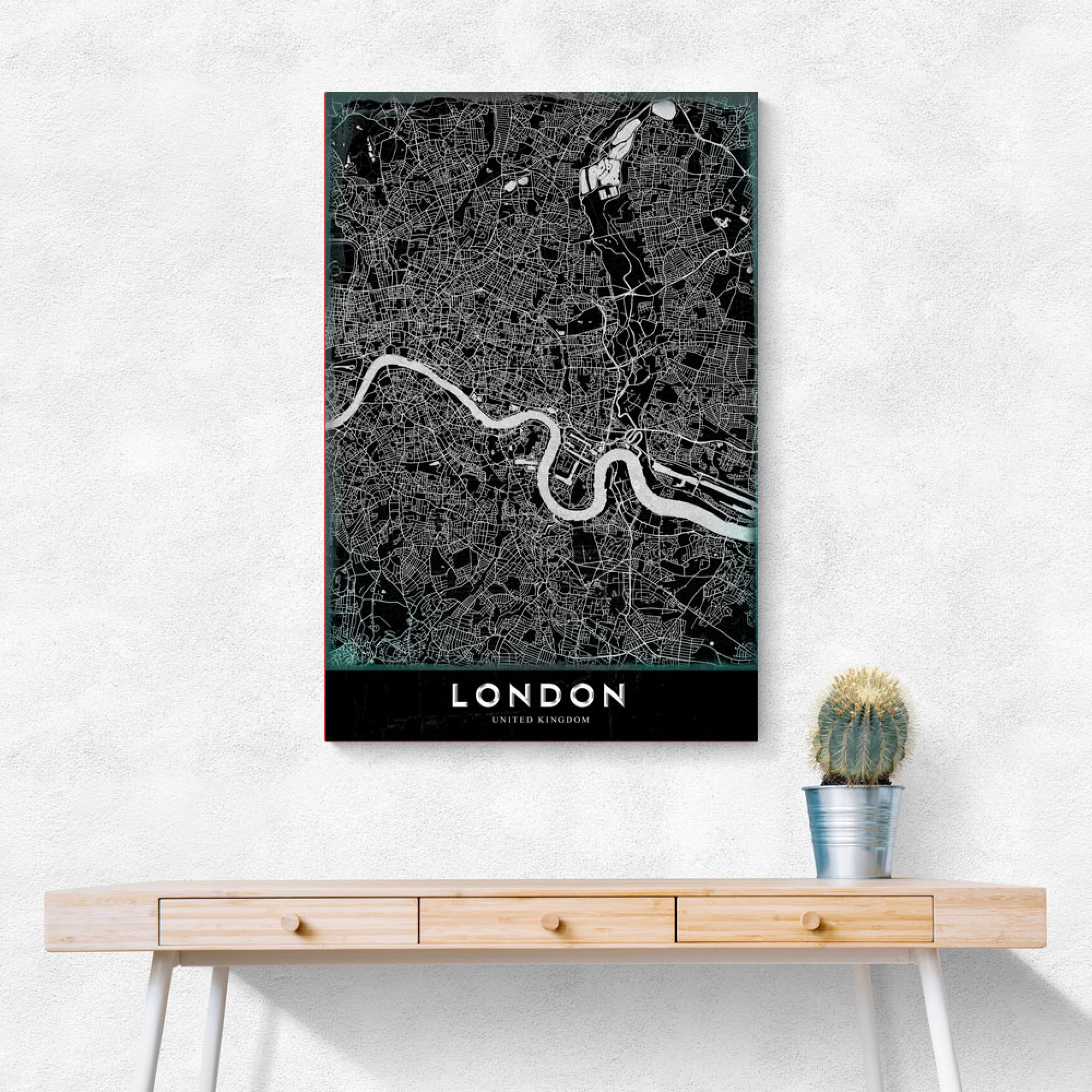 London Map Wall Art