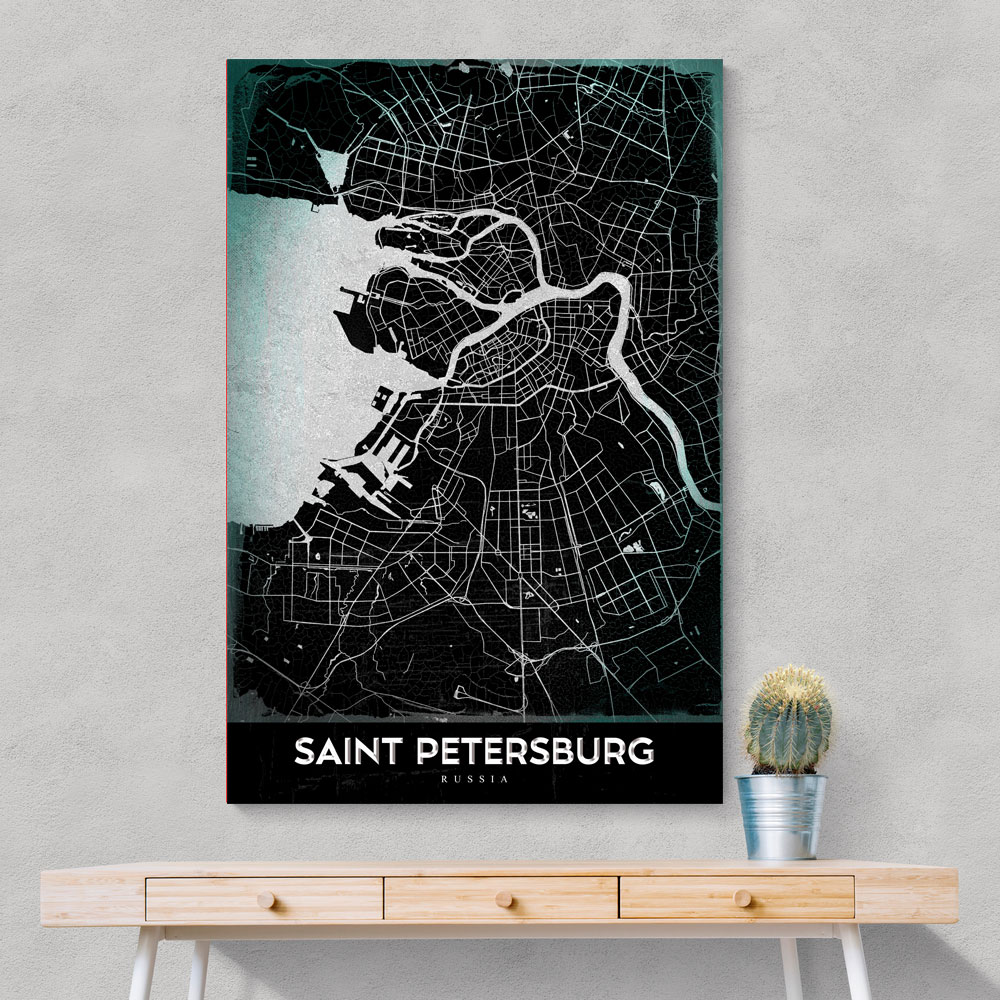 Saint Petersburg Map