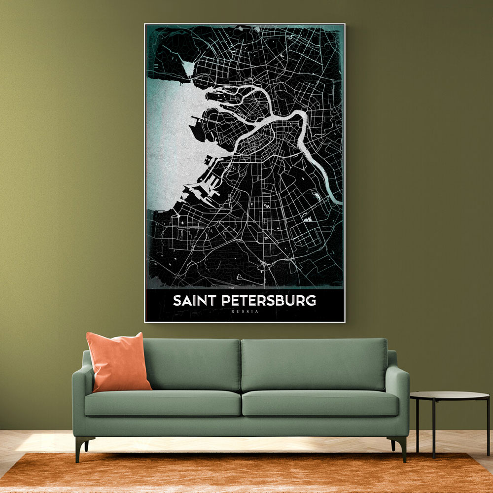 Saint Petersburg Map