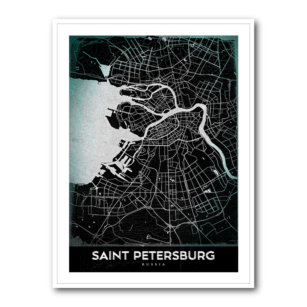 Saint Petersburg Map