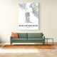 San Francisco City Map Wall Art