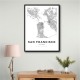 San Francisco City Map Wall Art