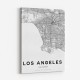 Los Angeles City Map Wall Art