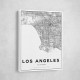 Los Angeles City Map Wall Art