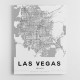 Las Vegas City Map Wall Art