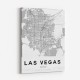 Las Vegas City Map Wall Art