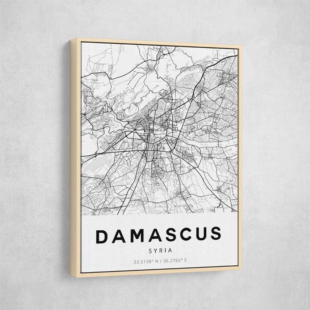 Damascus City Map