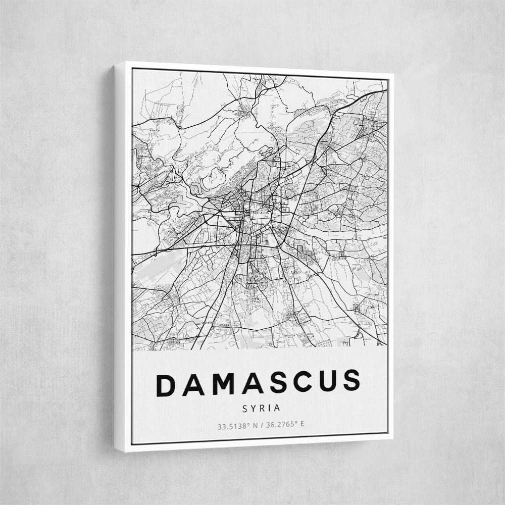 Damascus City Map