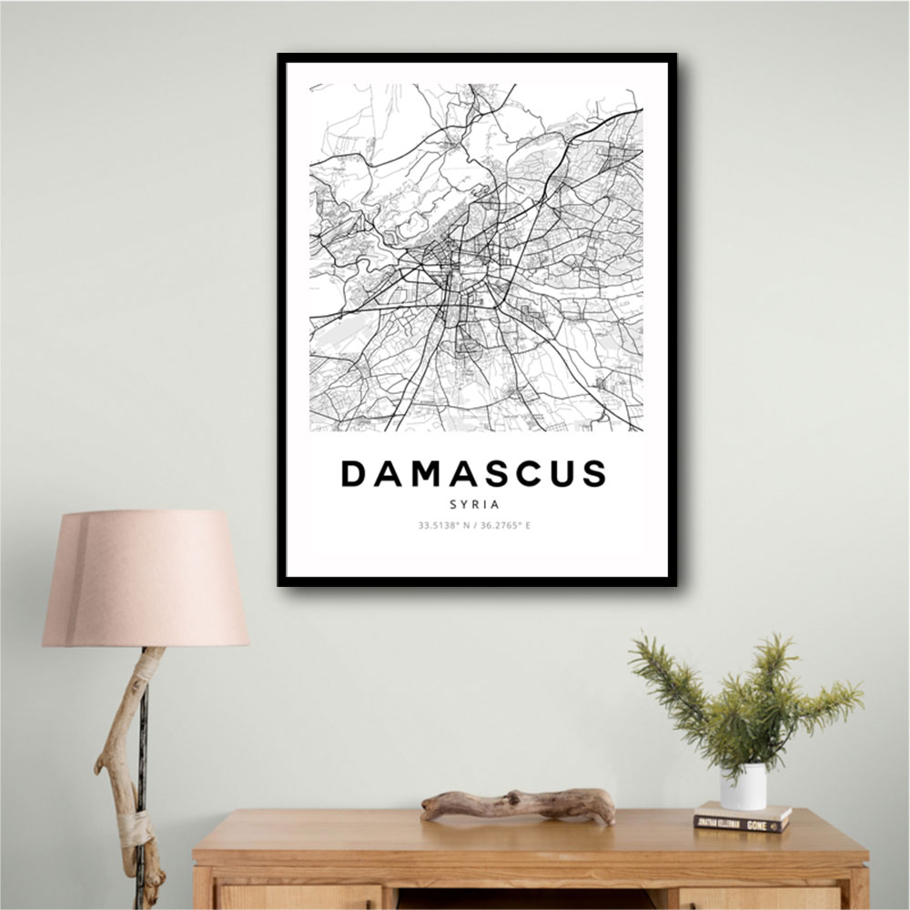 Damascus City Map