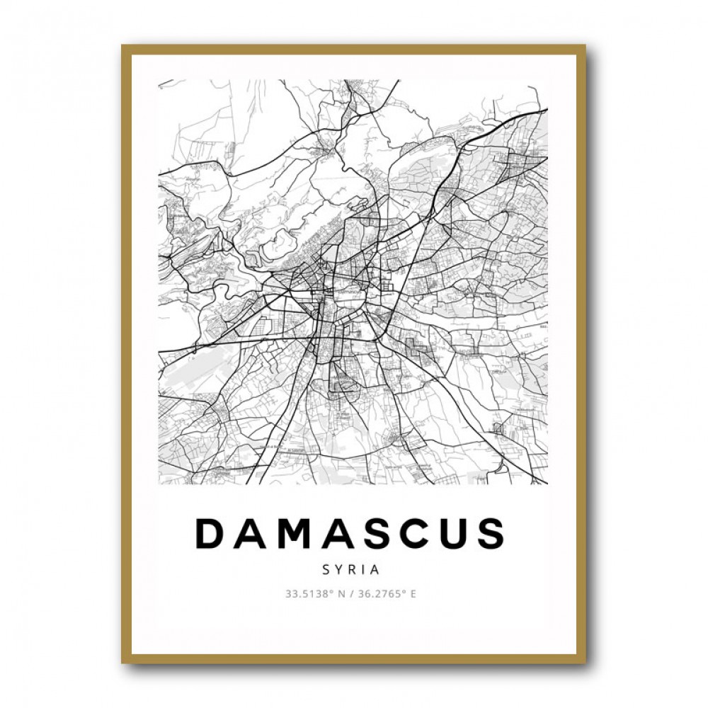 Damascus City Map