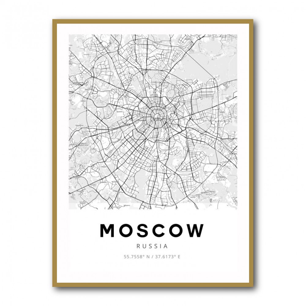 Moscow City Map