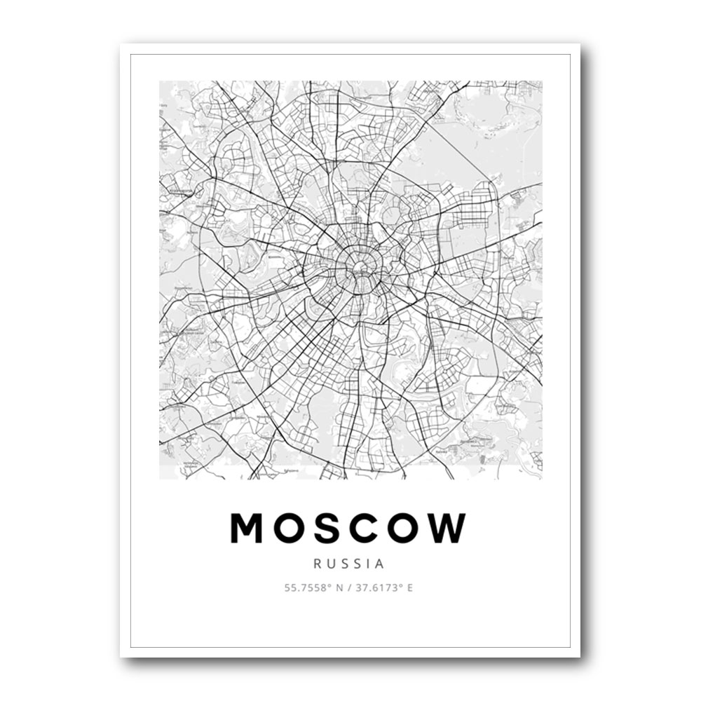 Moscow City Map