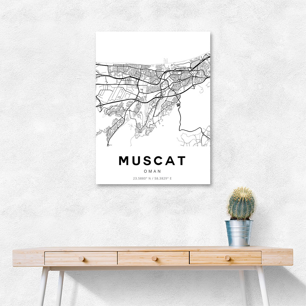 Muscat City Map