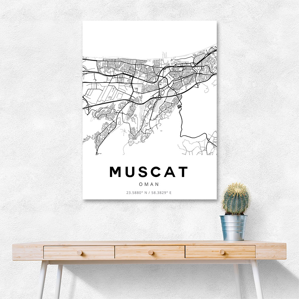 Muscat City Map