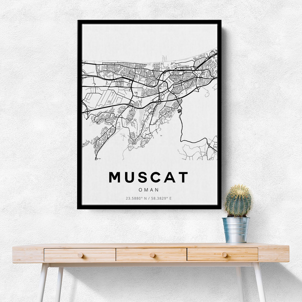 Muscat City Map