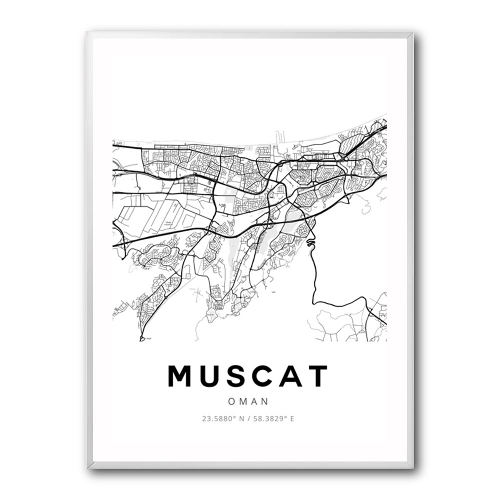 Muscat City Map