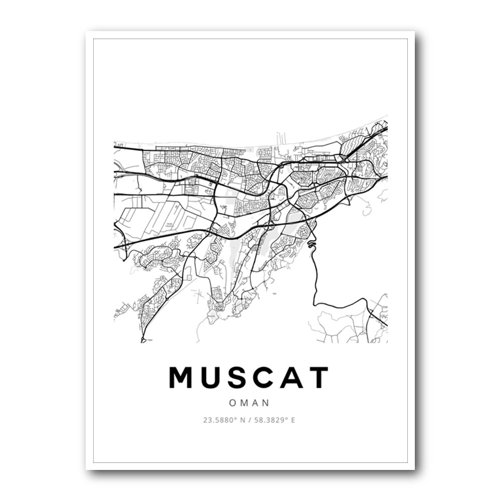 Muscat City Map