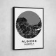 Algiers Map Round